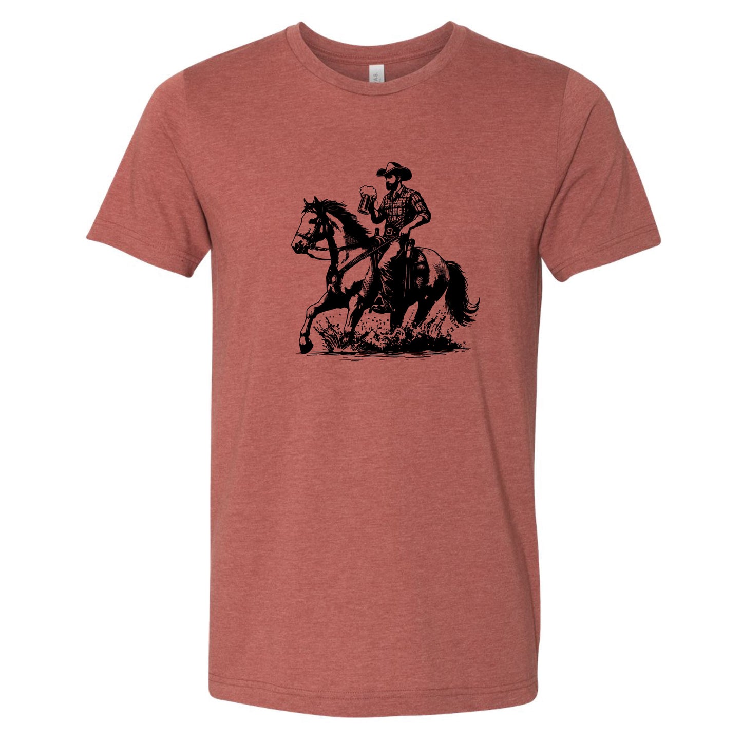 Cowboy Horse Beer T-Shirt
