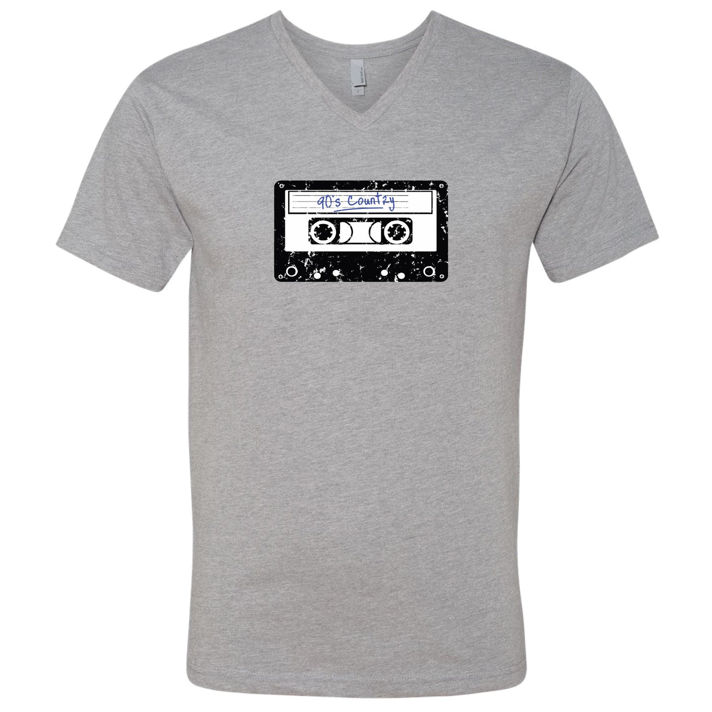 90s Country Cassette V-Neck T-Shirt