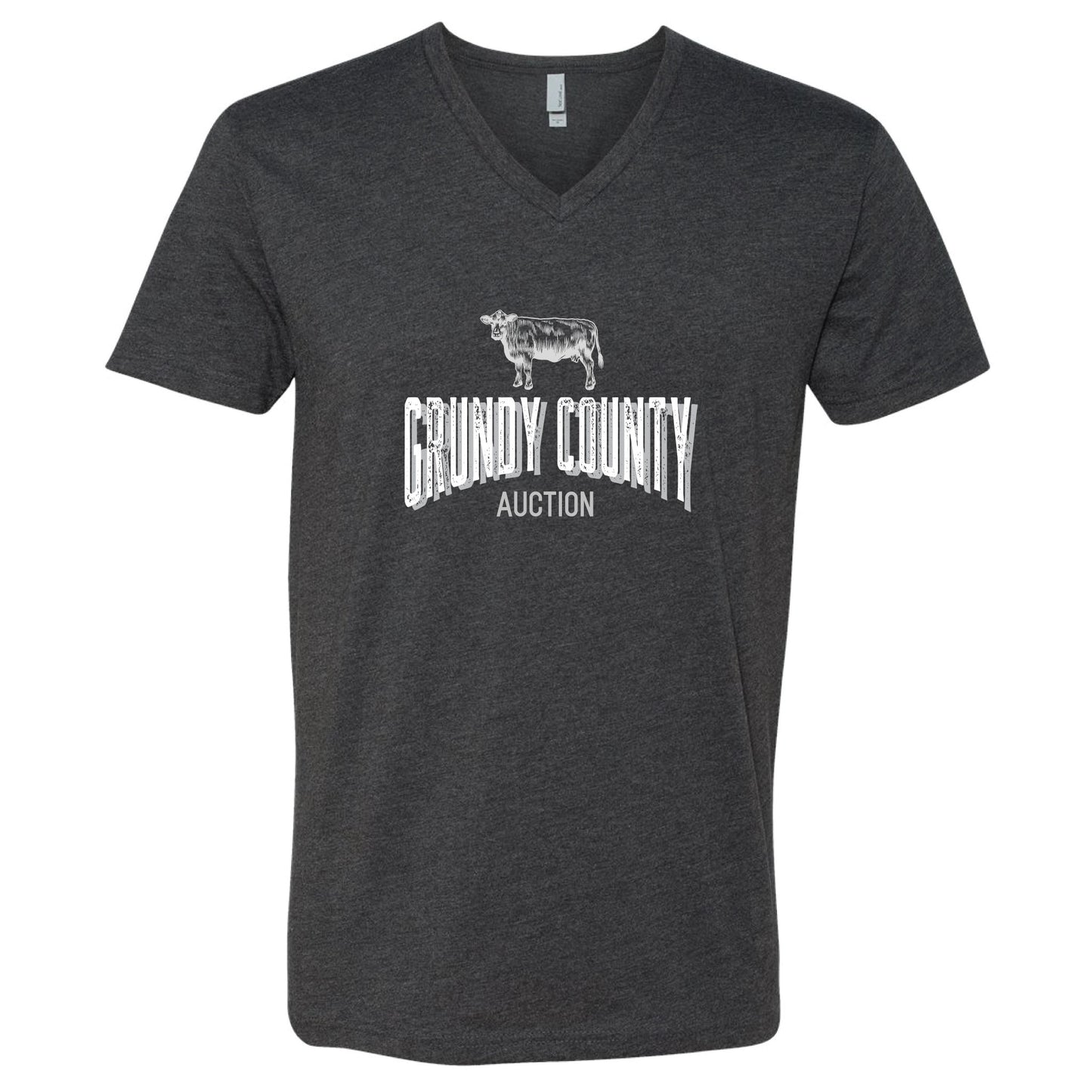 Grundy County Auction V-Neck T-Shirt