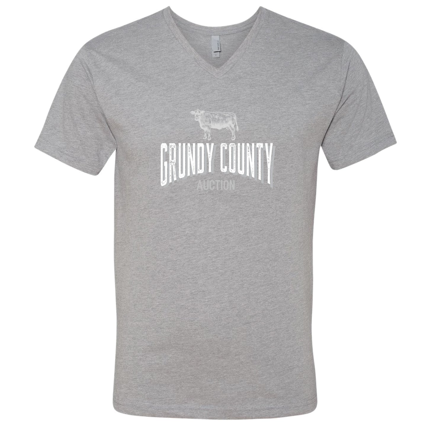 Grundy County Auction V-Neck T-Shirt