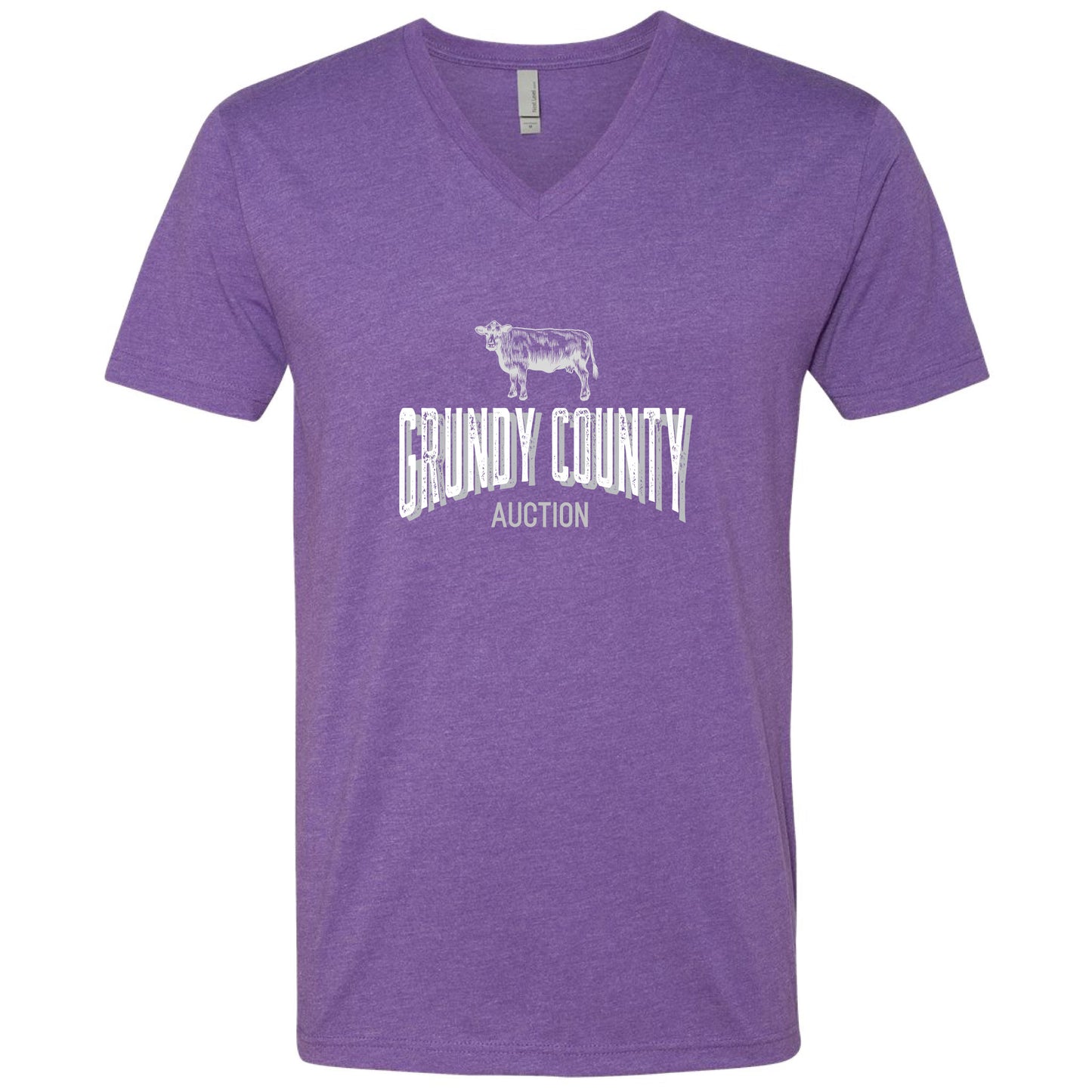 Grundy County Auction V-Neck T-Shirt