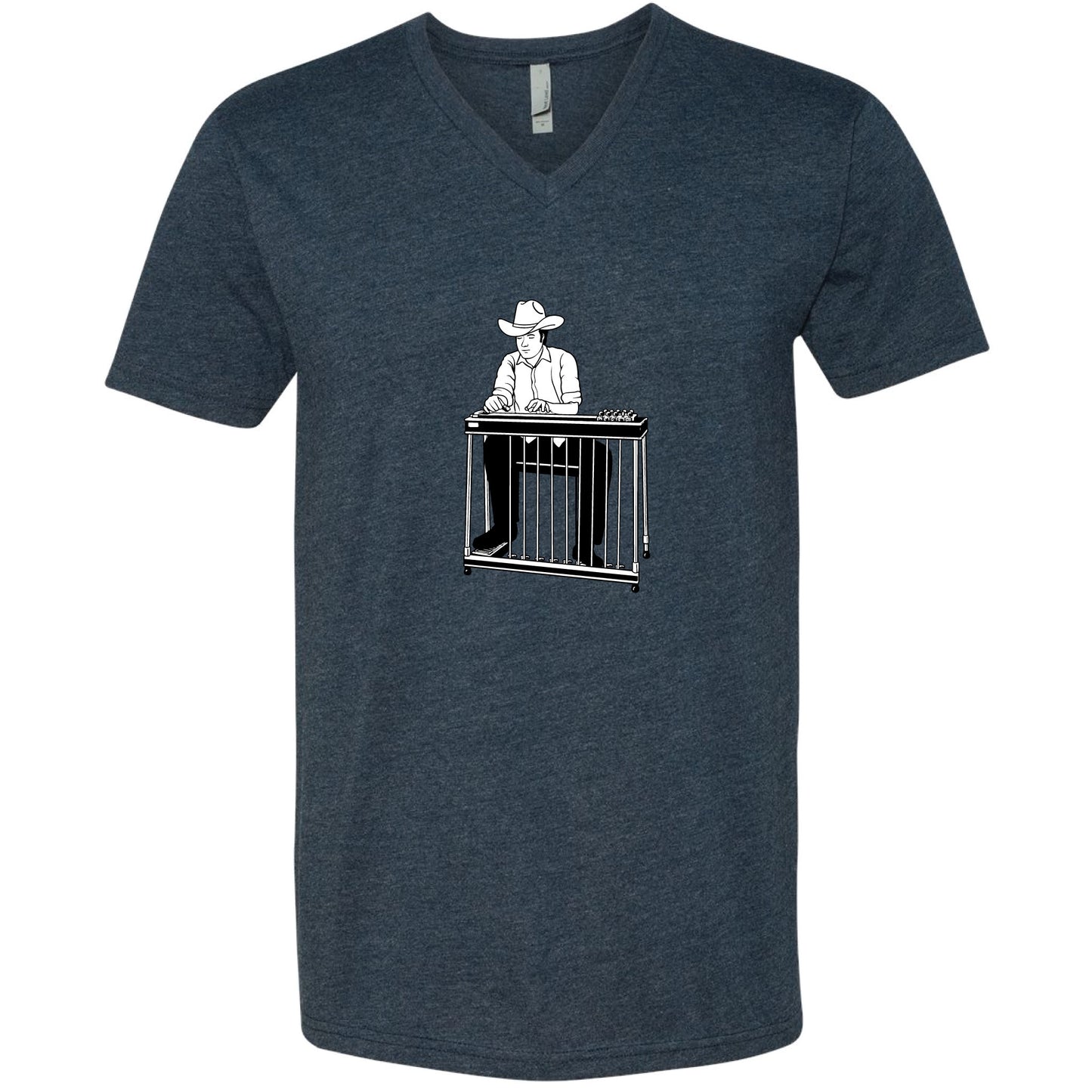 Steel Guitar V-Neck T-Shirt