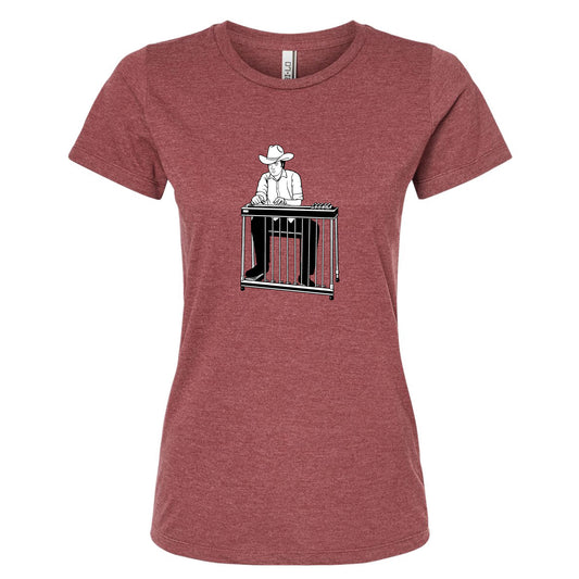 Steel Guitar Women's Slim Fit T-Shirt