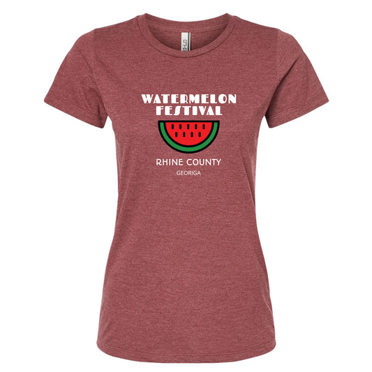 Watermelon Festival Women's Slim Fit T-Shirt