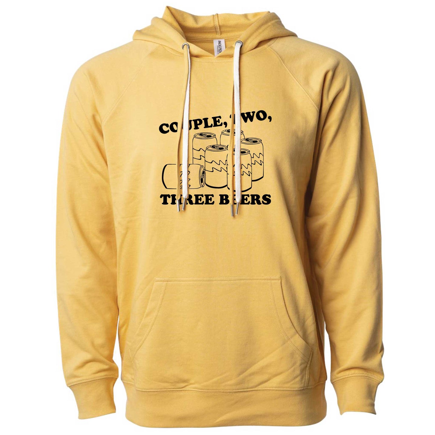 Couple, Two, Three Beers Lightweight Hoodie