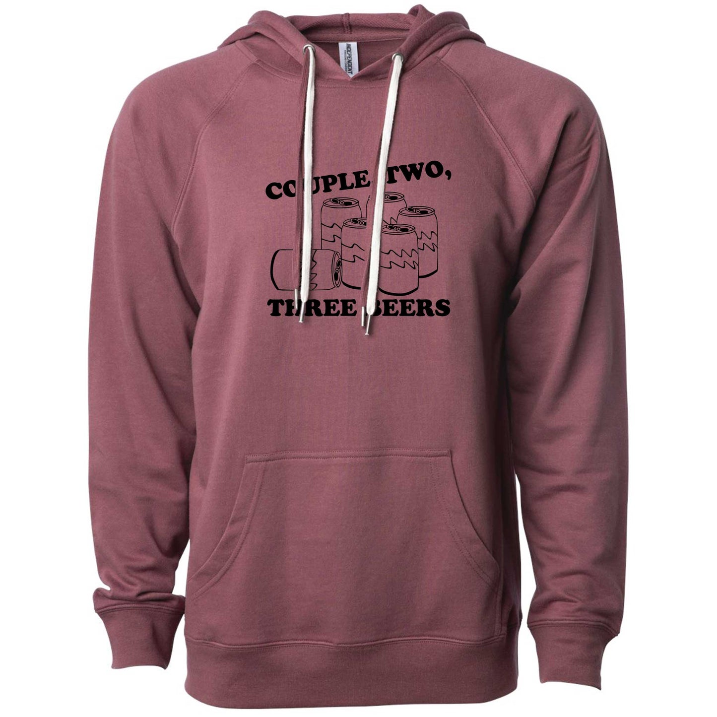 Couple, Two, Three Beers Lightweight Hoodie