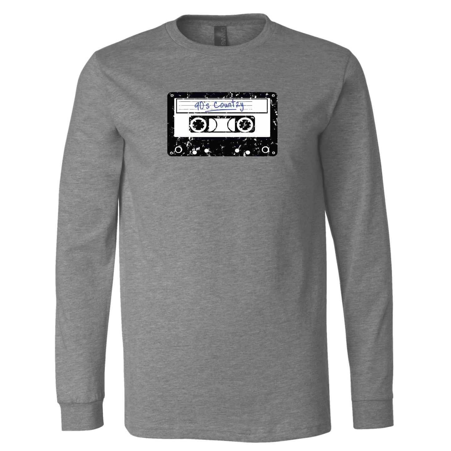 90s Country Cassette Long Sleeve T-Shirt