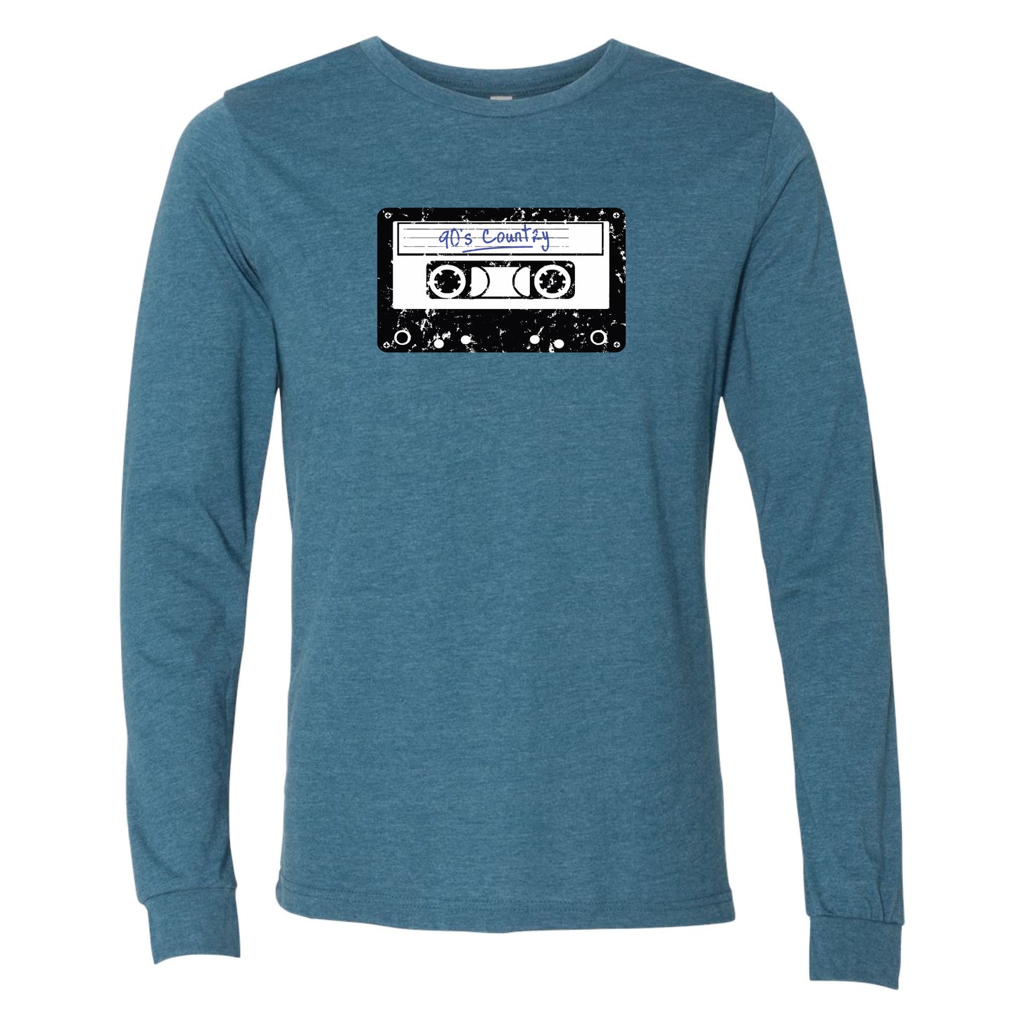 90s Country Cassette Long Sleeve T-Shirt