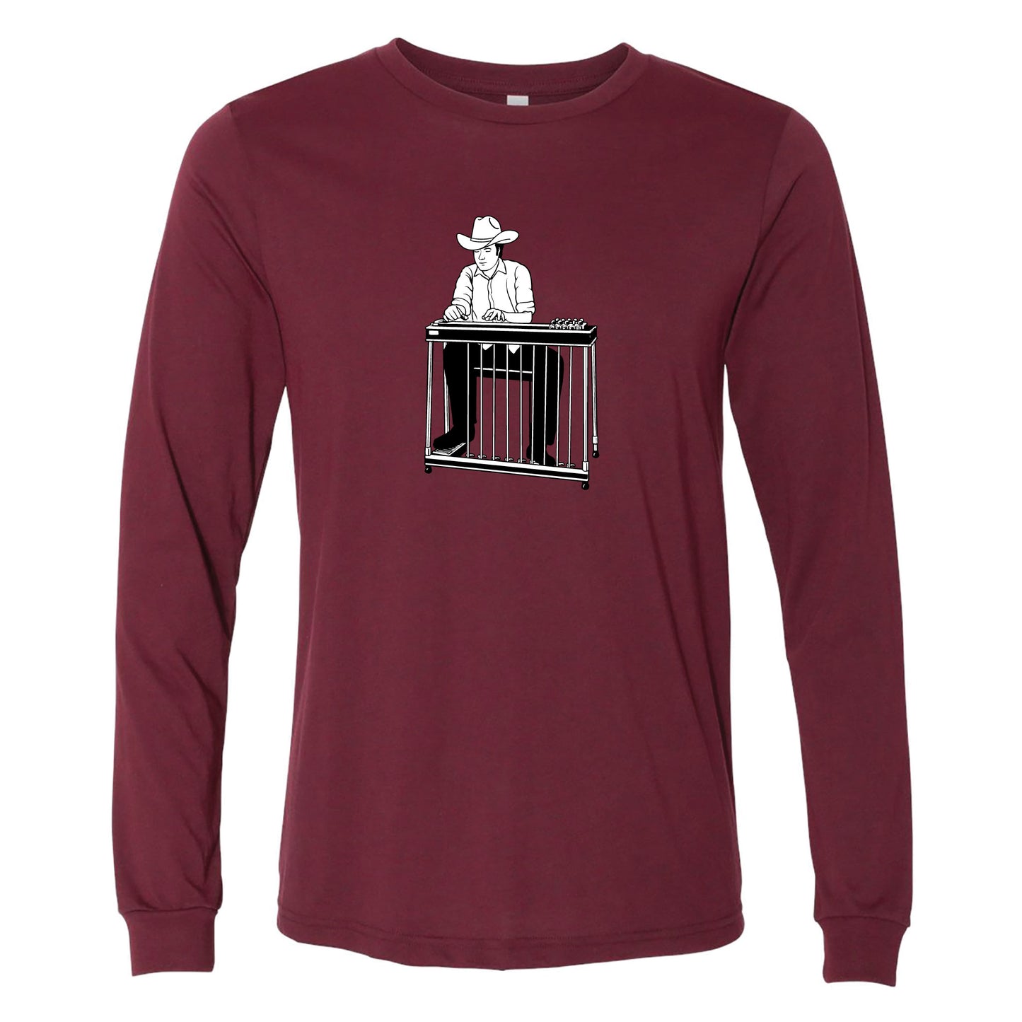 Steel Guitar Long Sleeve T-Shirt