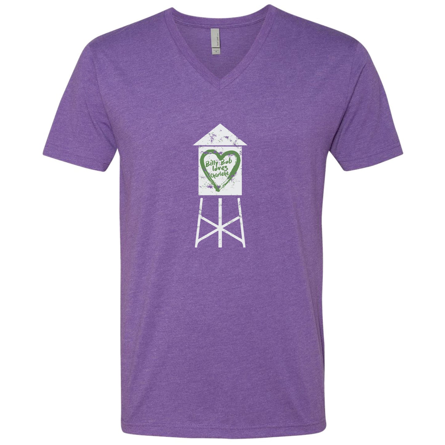 Billy Bob Loves Charlene V-Neck T-Shirt