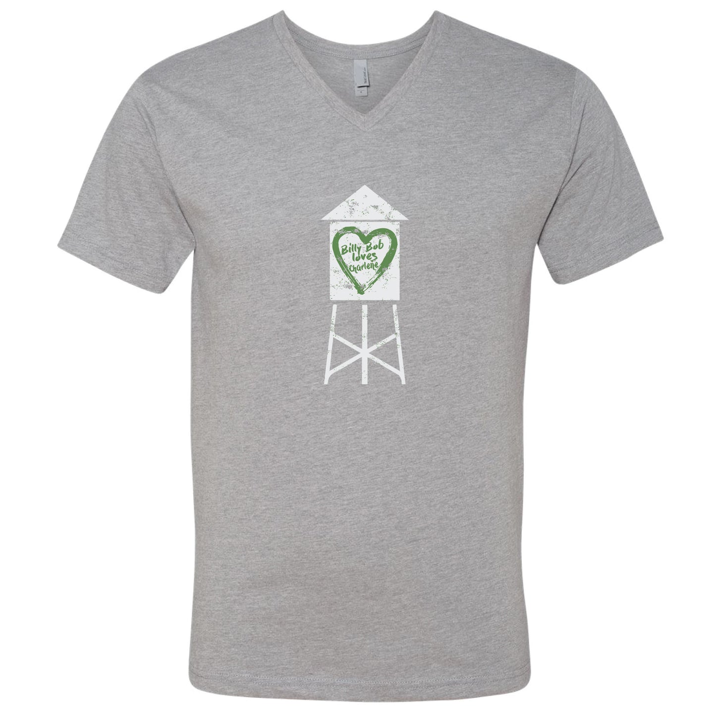 Billy Bob Loves Charlene V-Neck T-Shirt