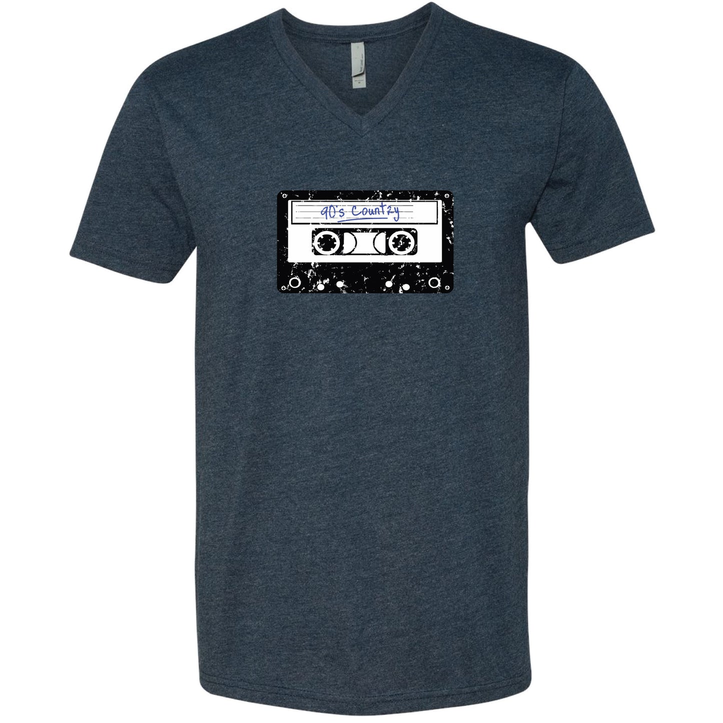 90s Country Cassette V-Neck T-Shirt
