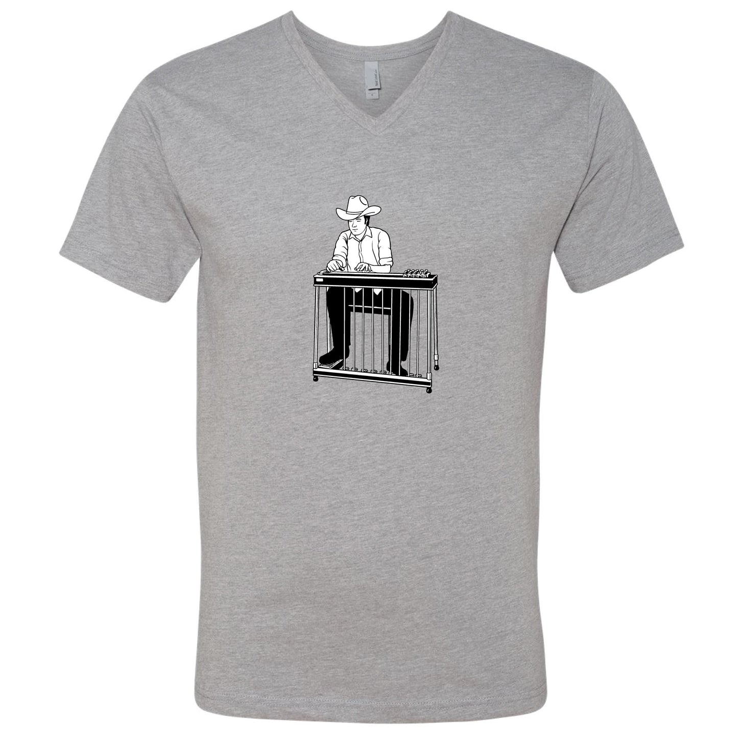 Steel Guitar V-Neck T-Shirt