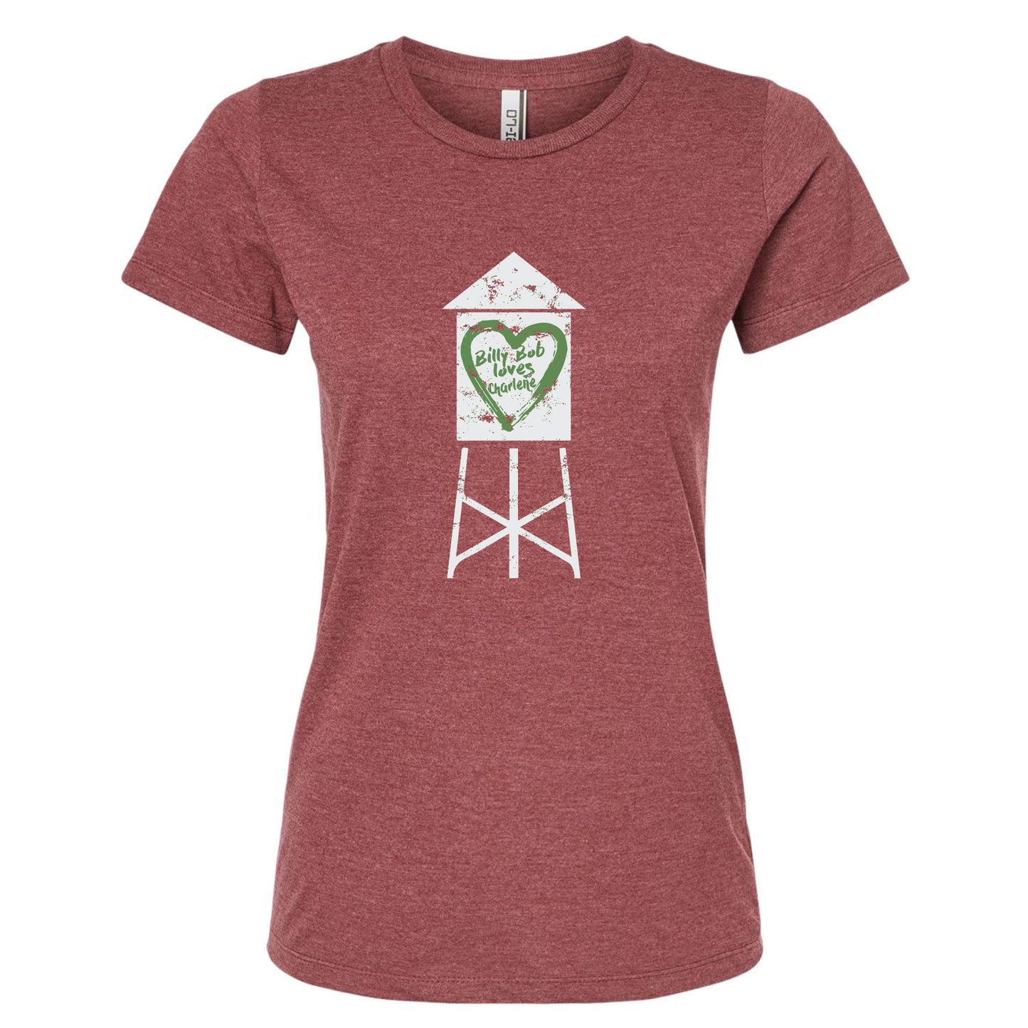 Billy Bob Loves Charlene Women's Slim Fit T-Shirt